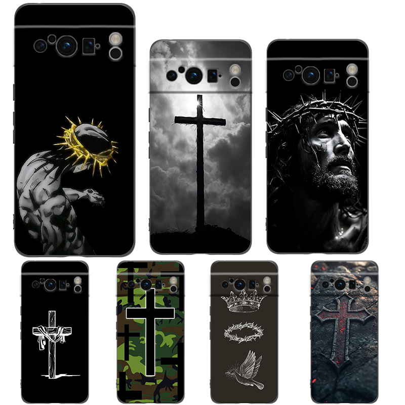 Google Pixel 9 Pro - Christian Bible Jesus Phone Case For