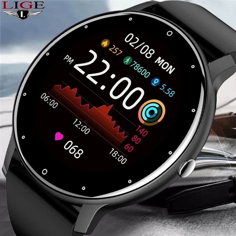 Smartwatch Icon - ساعة ذكية جديدة LIGE 2026 للرجال