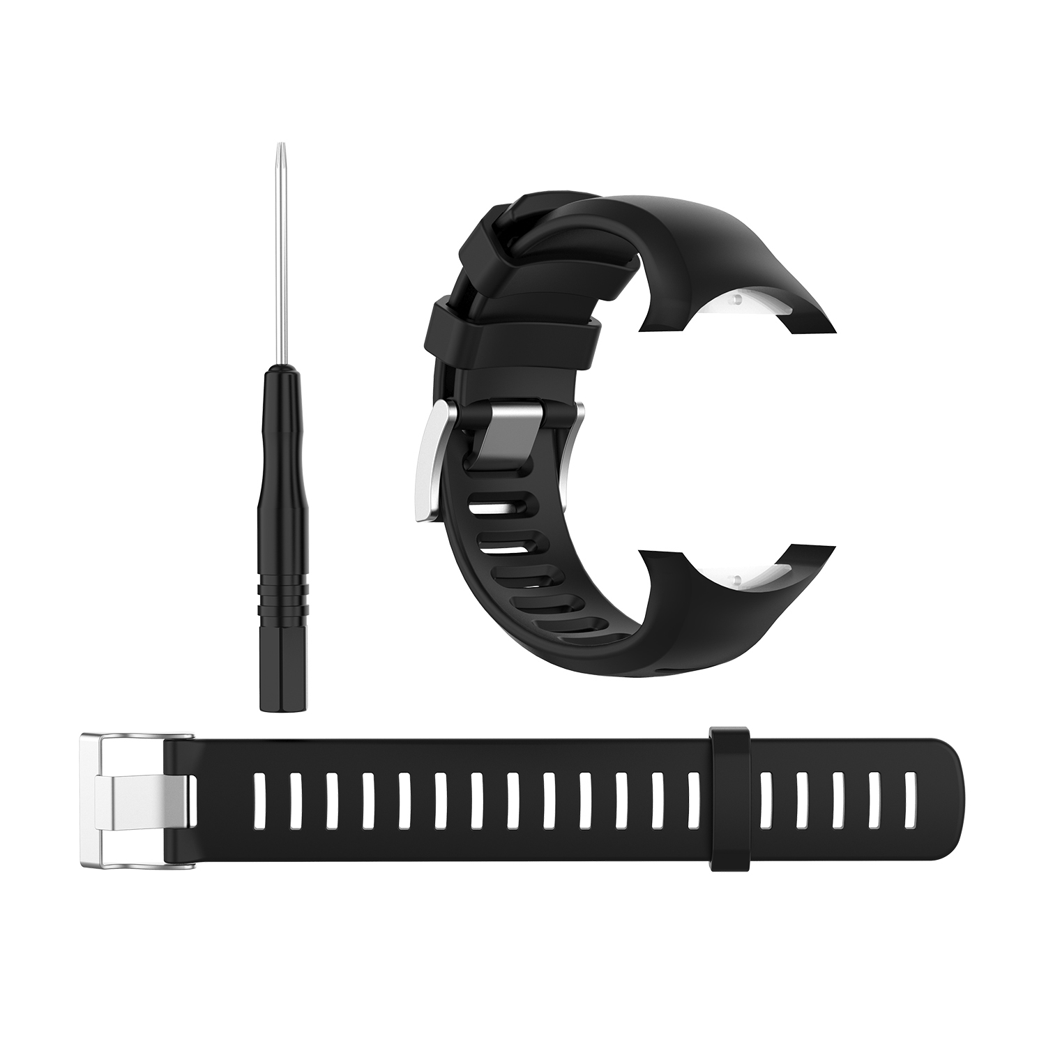 Silicone Band Replacement - سوار بديل للساعة الذكية من السيليكون