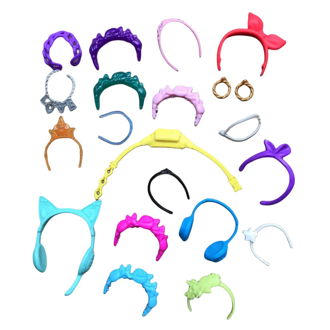 Accessories With Watch - متعدد الشكل دمية عقال أقراط قلادة