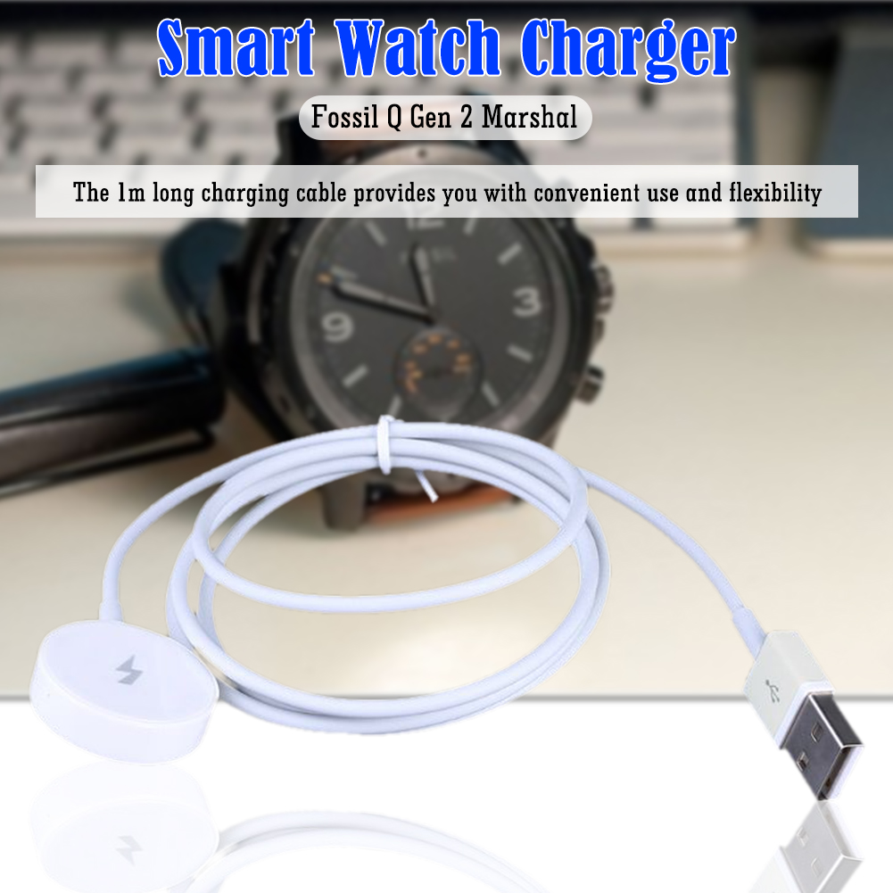 Fossil Smartwatch Accessories - شاحن مغناطيسي للساعة الذكية بطول 1