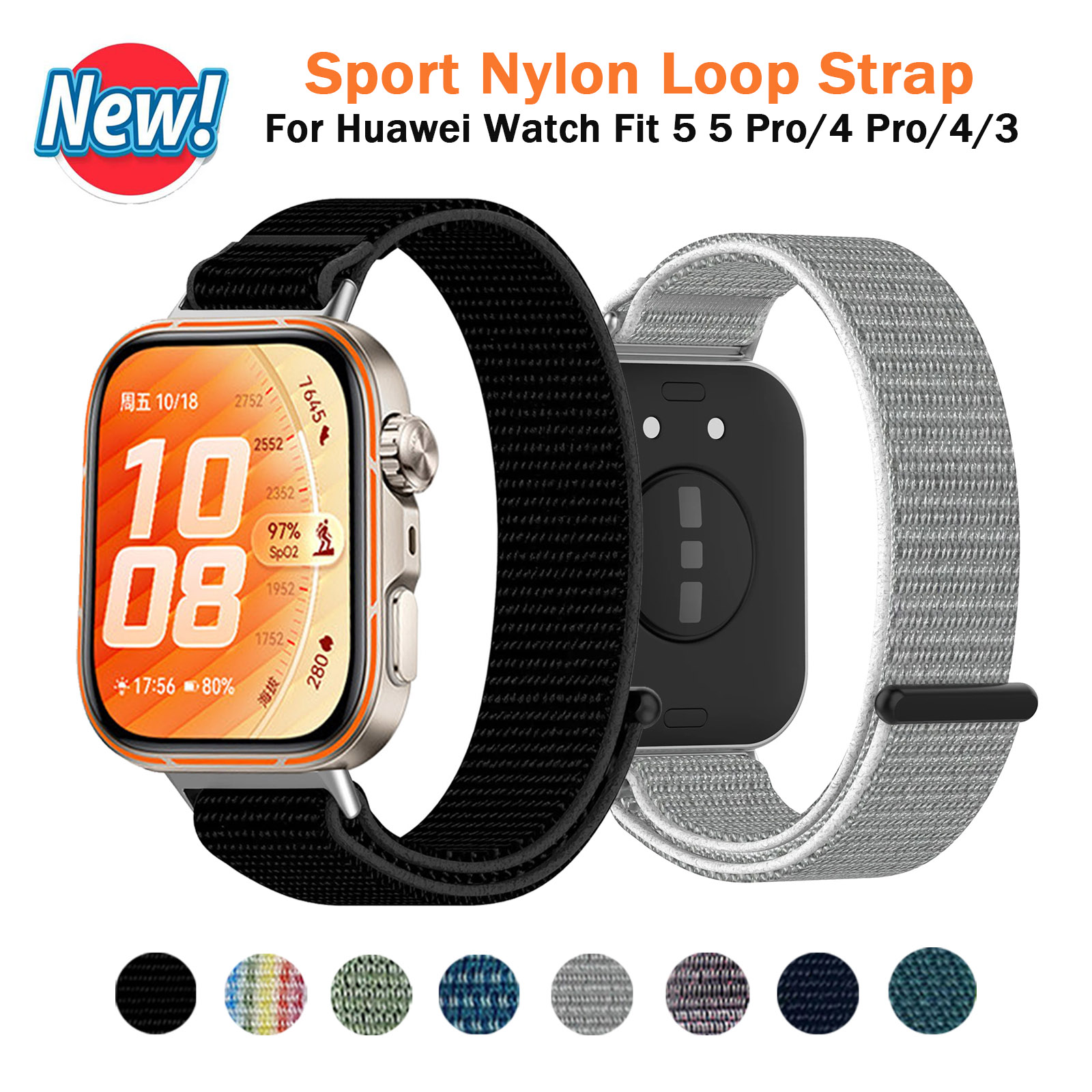حزام ساعة ذكية من النايلون لسا - مراجعة Sport Loop Strap وسعره