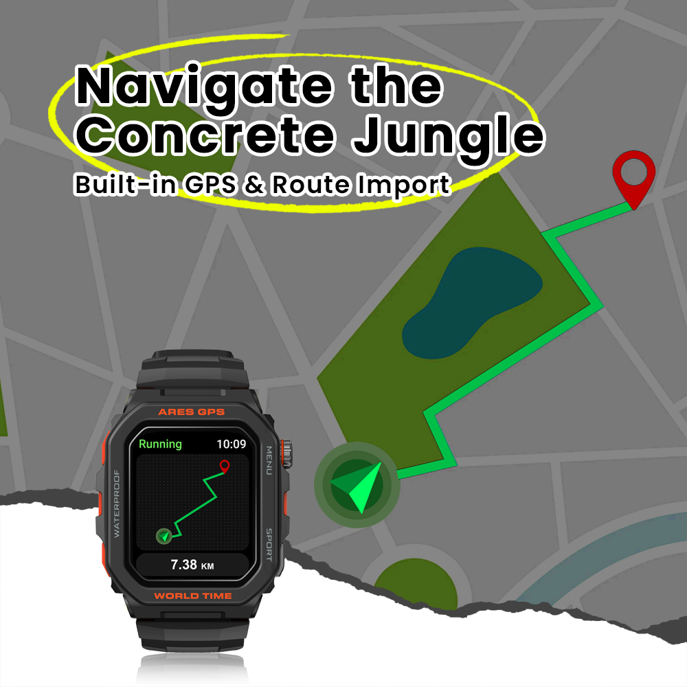 جديد Zeblaze Ares GPS ساعة ذكي - مراجعة Smartwatch X وسعره