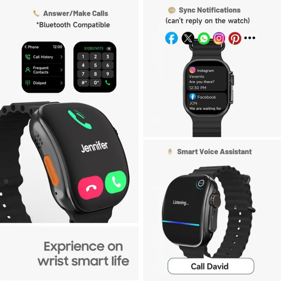 ساعة ذكية للرجال والنساء، إصدا - مراجعة Android Smartwatch Accessories وسعره