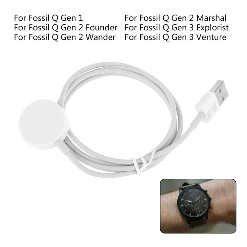 شاحن مغناطيسي ذكي للساعة عبر U - مراجعة Fossil Smartwatch Accessories وسعره