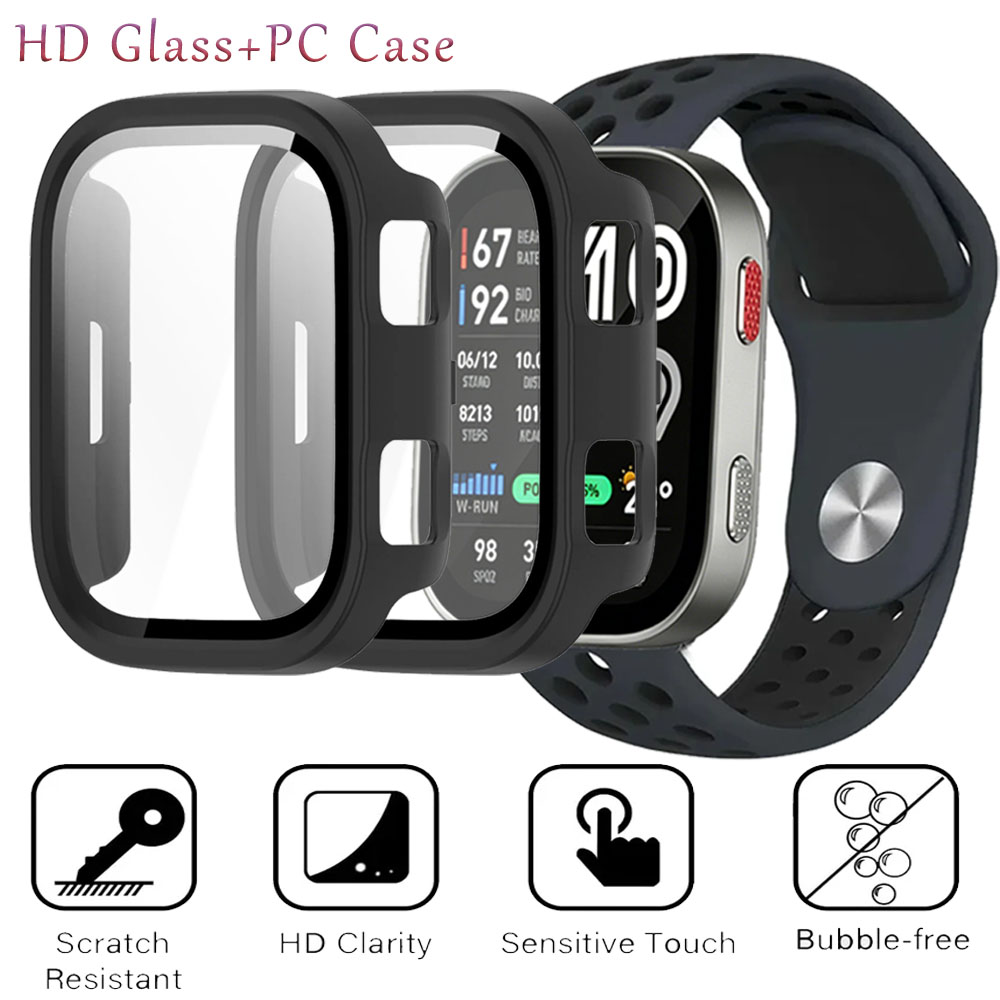 حافظة زجاجية عالية الدقة + غطا - مراجعة Amazfit Smartwatch Accessories وسعره