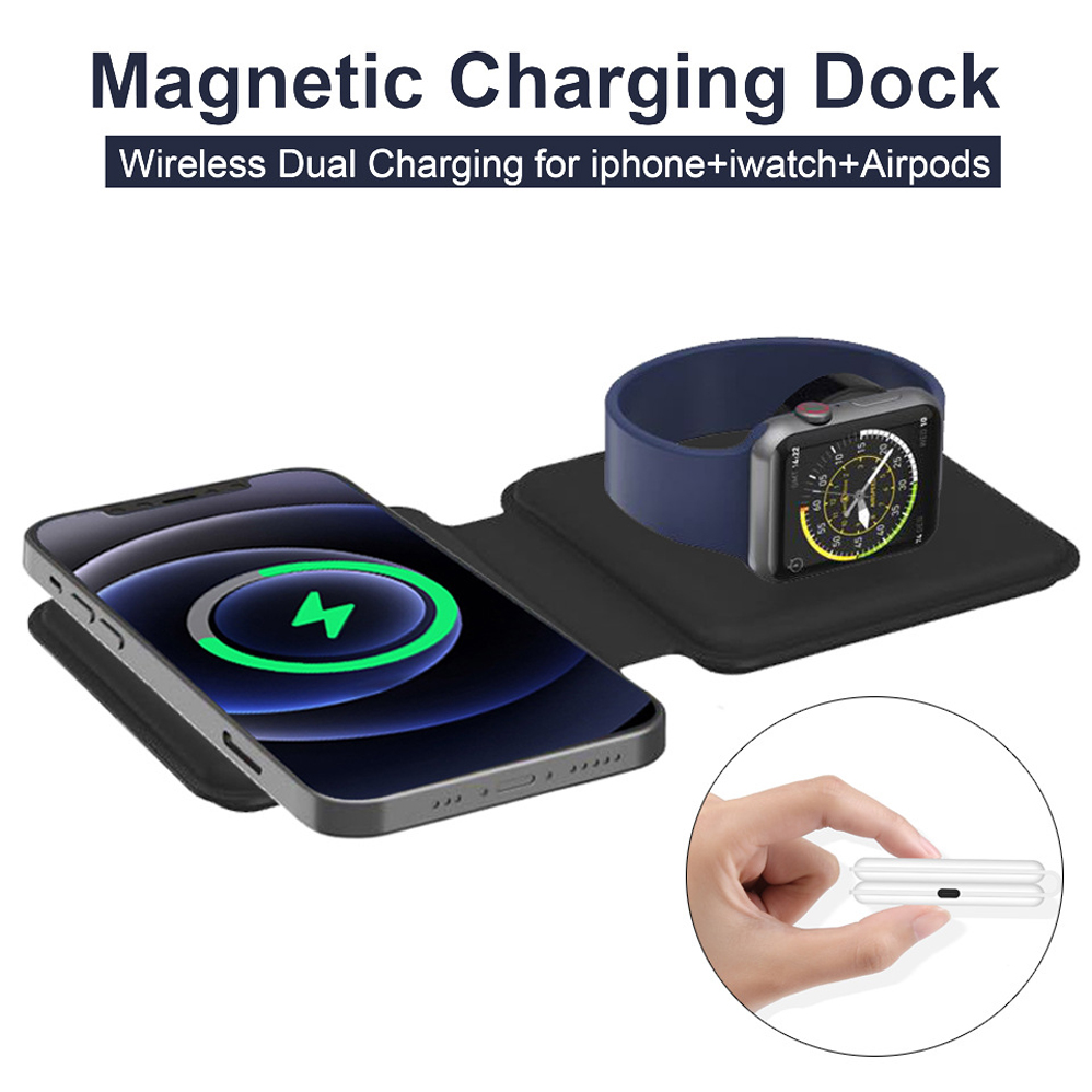 2IN1 Magsafe Duo المغناطيسي شا - مراجعة Smartwatch X وسعره