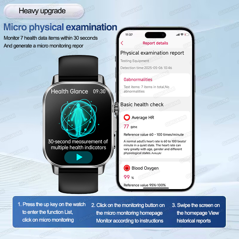 ساعة ذكية جديدة لتشخيص مشاكل ا - مراجعة Android Smartwatch Accessories وسعره