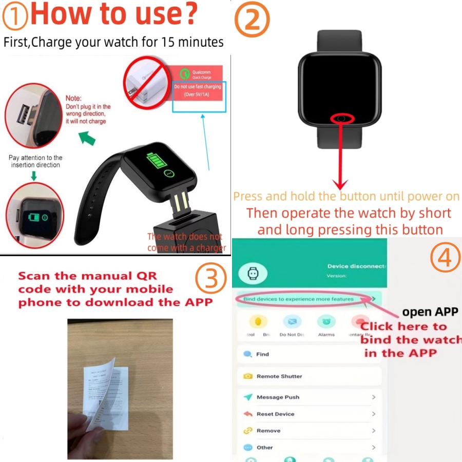 ساعات رياضية ذكية بلوتوث ، سوا - مراجعة Smartwatch Icon وسعره