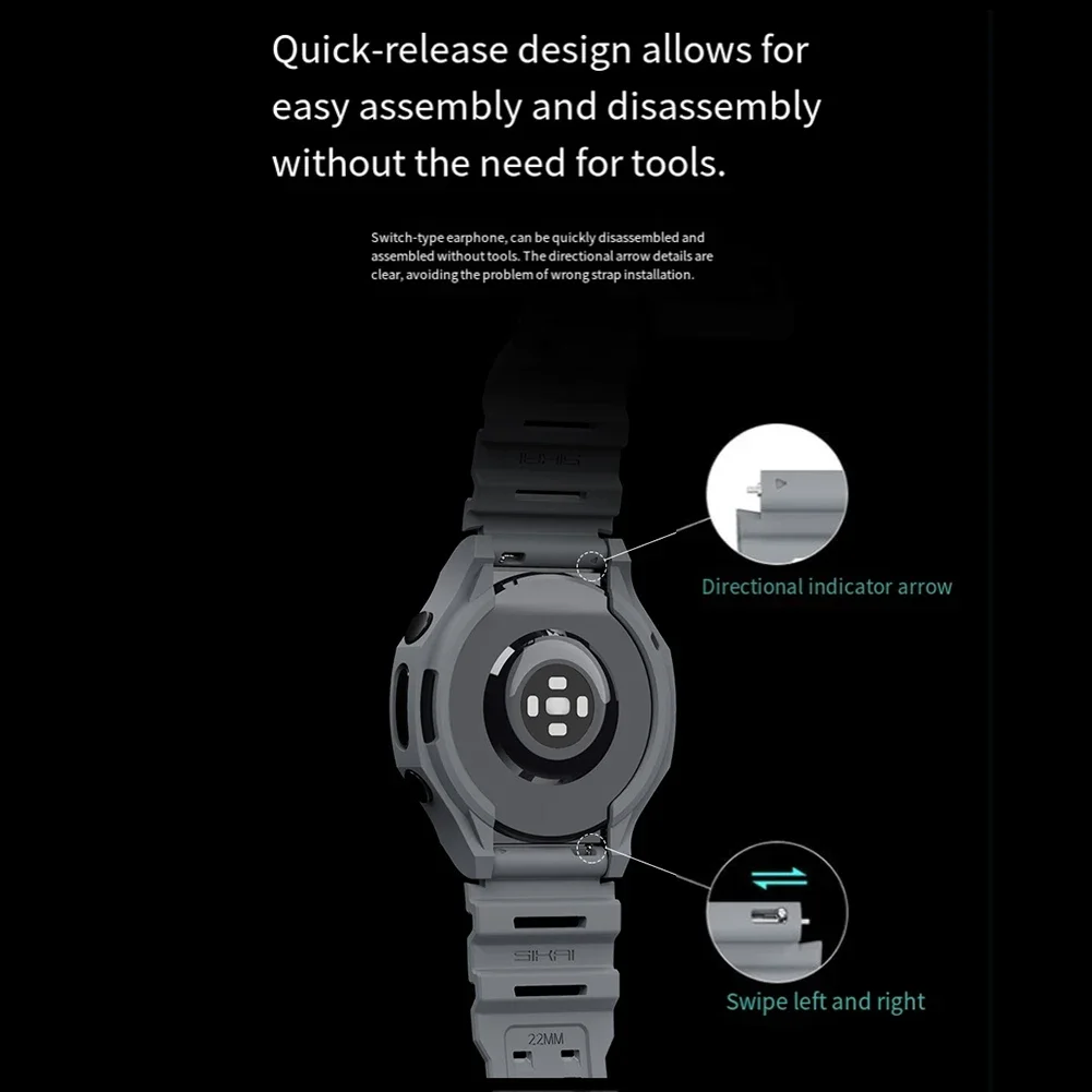 أشرطة سيليكون لهاتف سامسونج جا - مراجعة Android Smartwatch Accessories وسعره