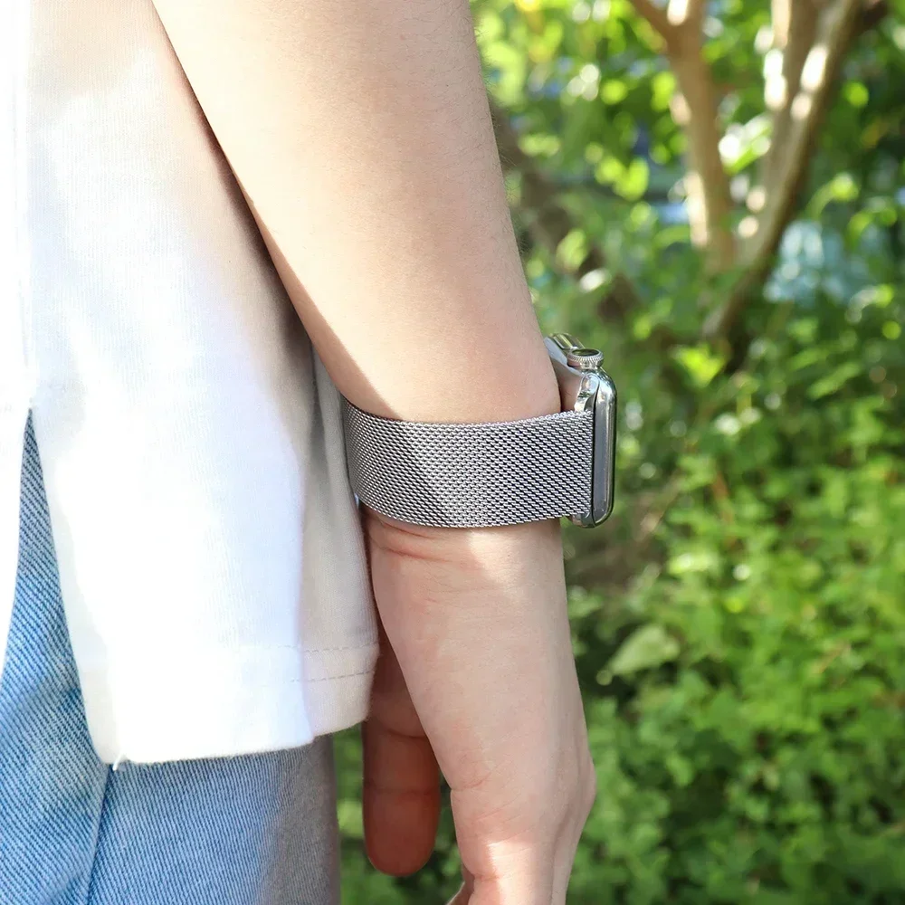 ميلانيز حلقة الفرقة ل أبل حزام - مراجعة Milanaise Mesh Band وسعره