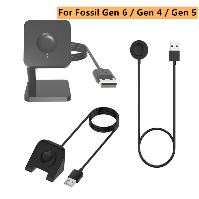 1 متر USB المغناطيسي شحن سريع  - مراجعة Fossil Smartwatch Accessories وسعره