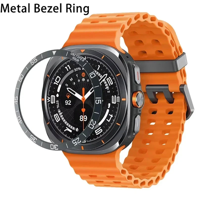 غطاء معدني الحافة الدائري لساع - مراجعة Android Smartwatch Accessories وسعره