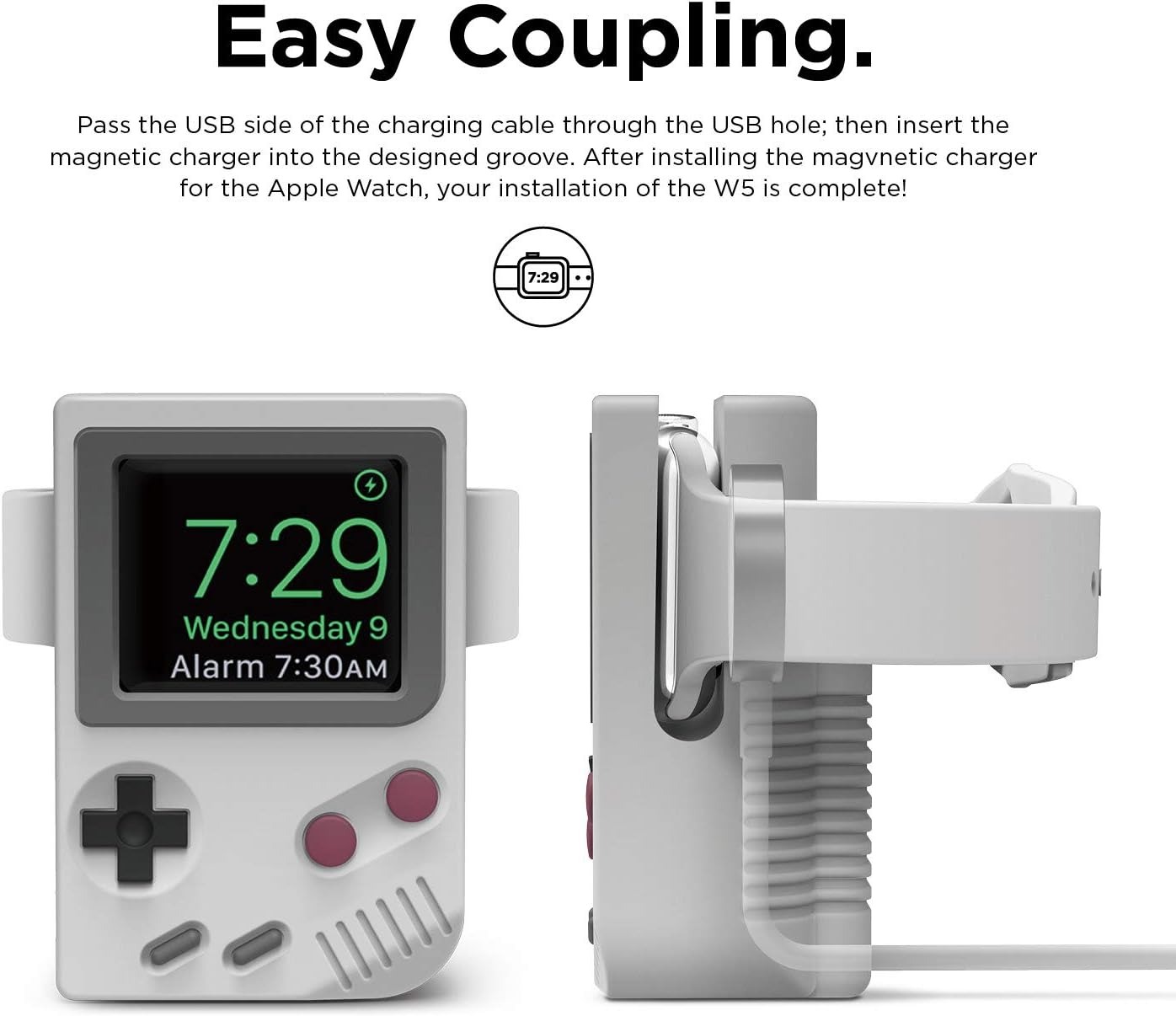 حامل سيليكون لشاحن ساعة آبل، م - مراجعة Watch Charging Dock وسعره