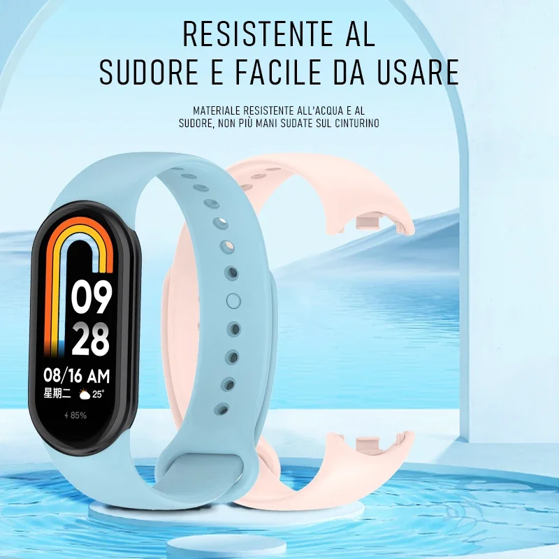 حزام لشاومي Mi Band 9/9 NFC سو - مراجعة Silicone Band Replacement وسعره