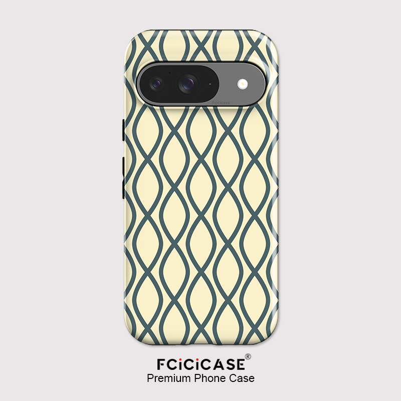 غطاء هاتف أنيق بتصميم مخطط من  - مراجعة Google Pixel 9 Pro وسعره