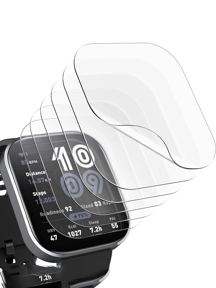 واقي شاشة لهاتف Amazfit bip 6  - مراجعة Amazfit Smartwatch Accessories وسعره