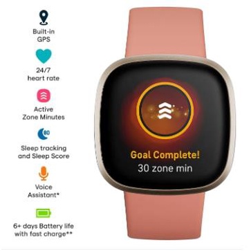 ساعة فيتبيت فيرسا 3 الذكية للت - مراجعة Smartwatch X وسعره