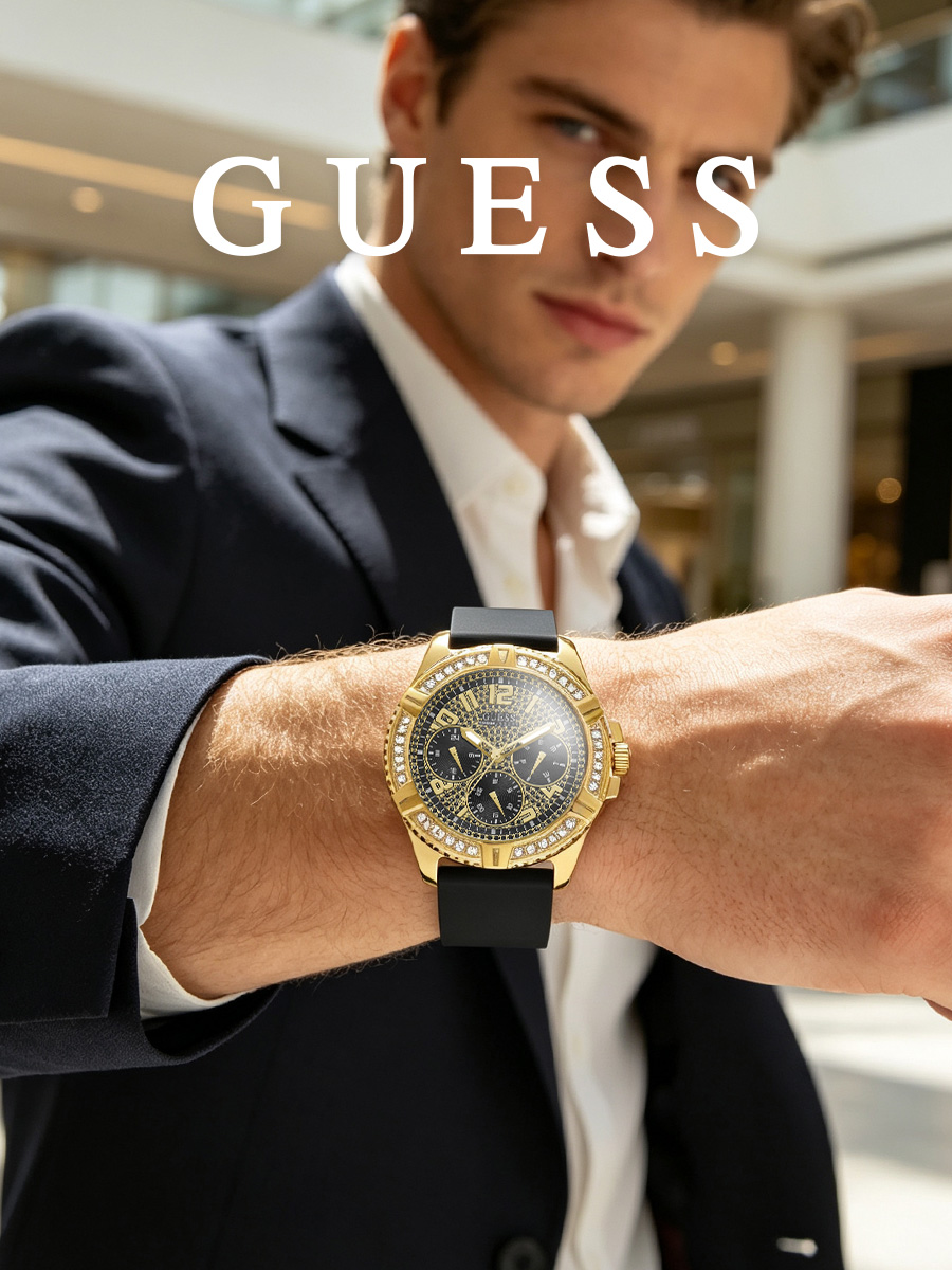 ساعة يد رجالية من Guess بحزام  - مراجعة Smartwatch Guess وسعره