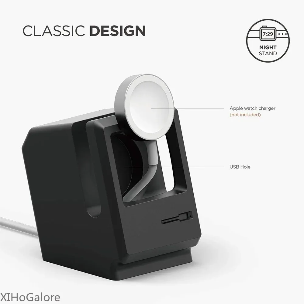 حامل شحن سيليكون بتصميم كمبيوت - مراجعة Watch Charging Dock وسعره