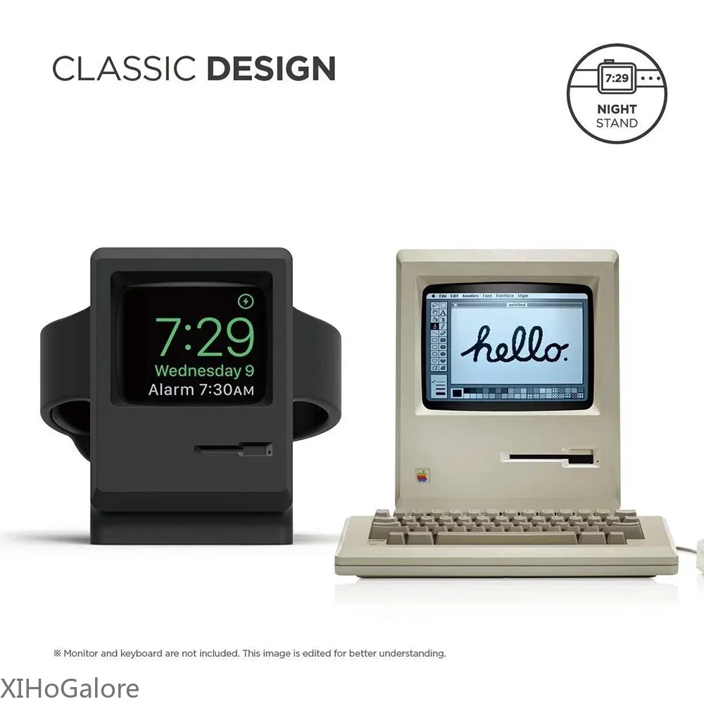 حامل شحن سيليكون بتصميم كمبيوت - مراجعة Watch Charging Dock وسعره