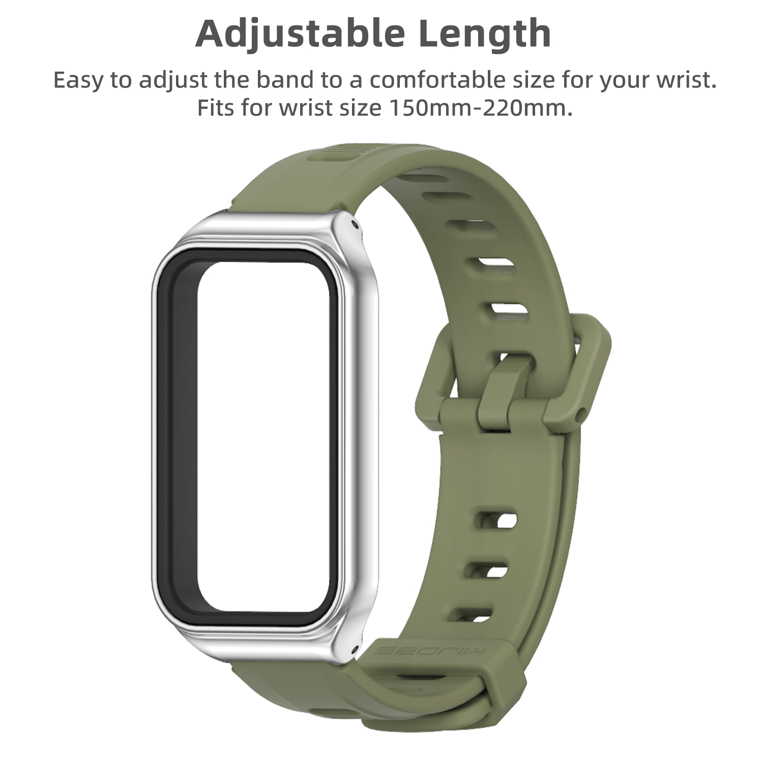 حزام لساعة Amazfit Band 7 الذك - مراجعة Silicone Band Replacement وسعره
